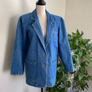 Dr Denim Jeanswear Vintage Denim Blazer Size M